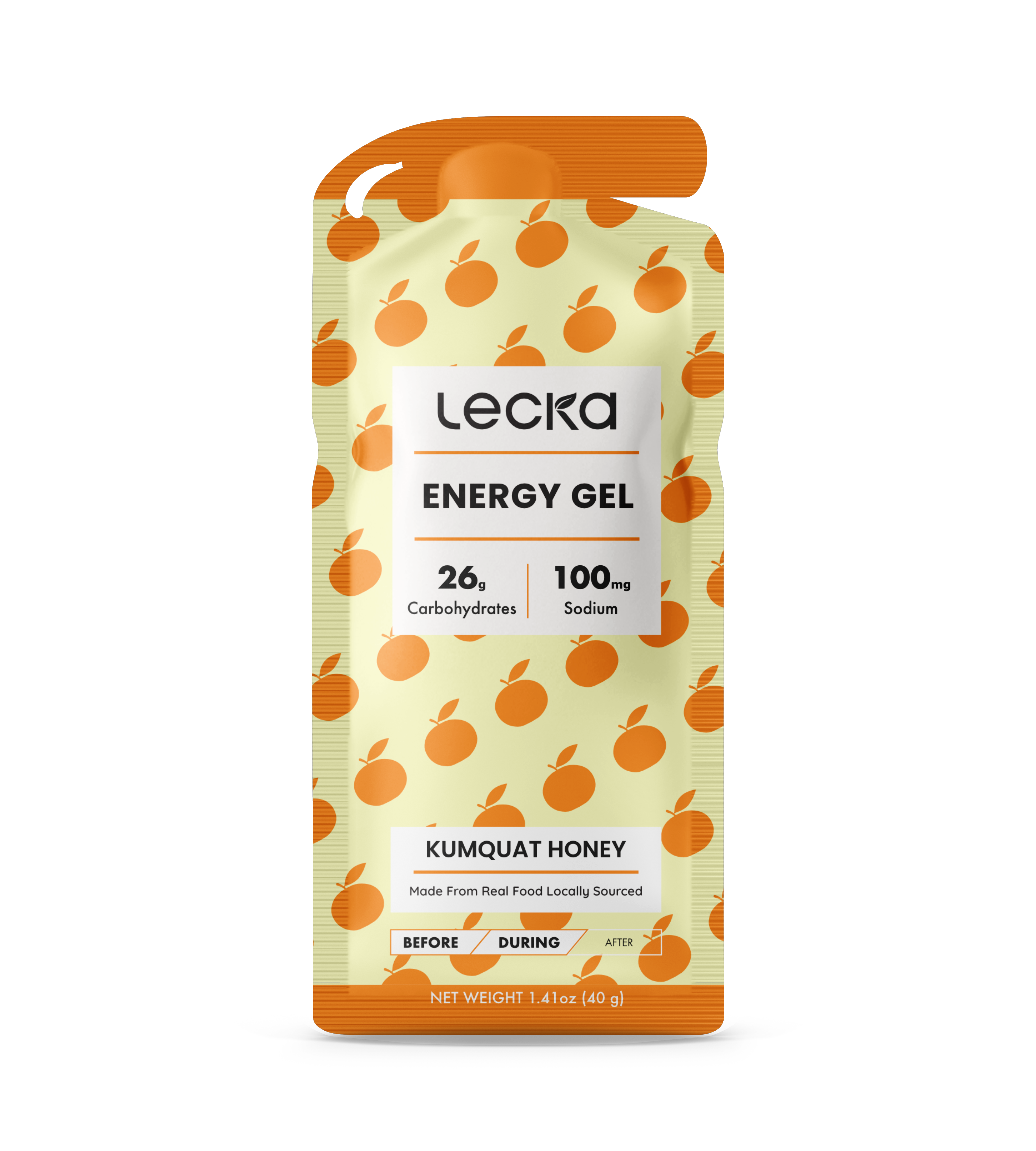 Lecka Energy Gel - Kumquat Honey - Real Food Nutrition For Sports