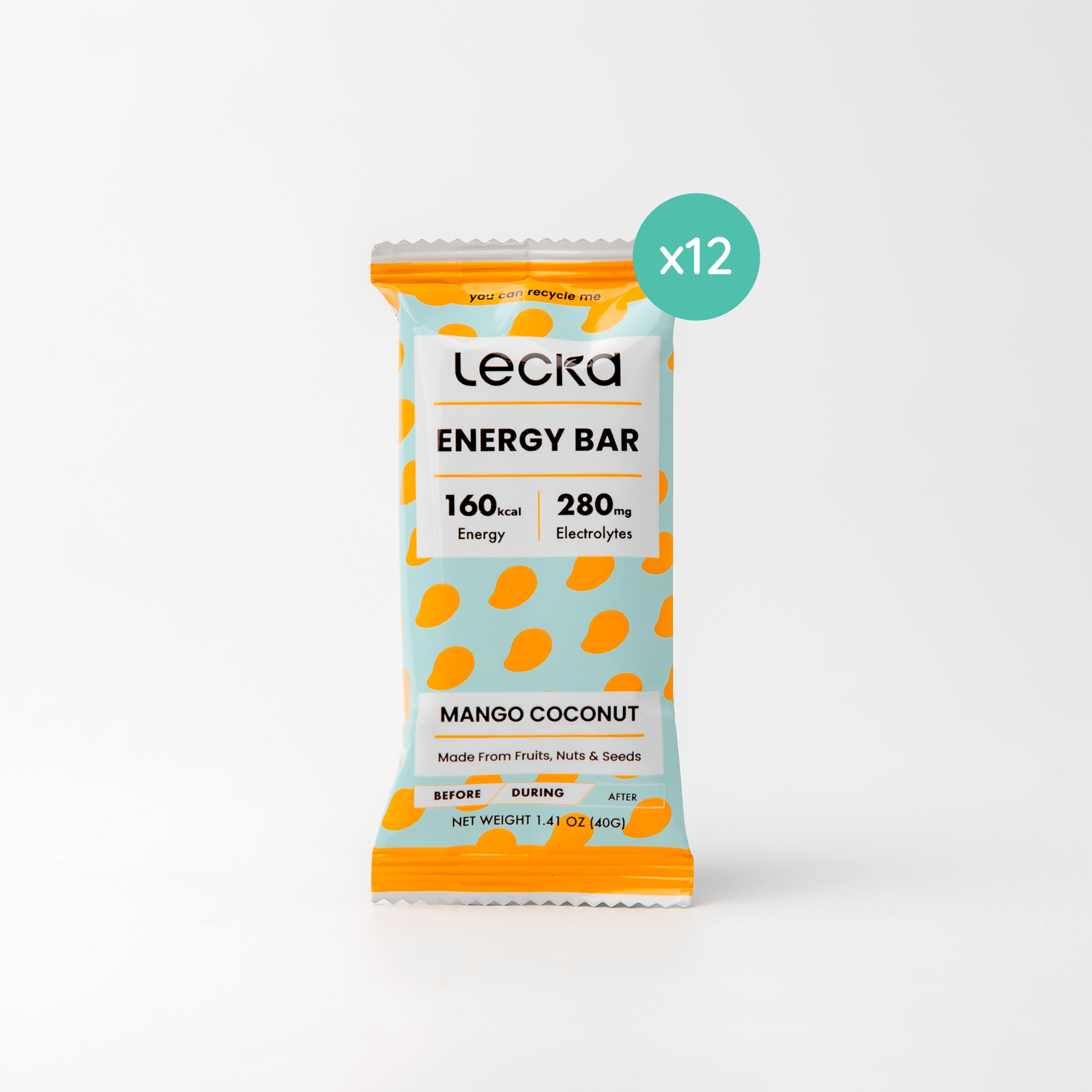 Energy Bar - Mango Coconut - Lecka Nutrition - Energy Bar