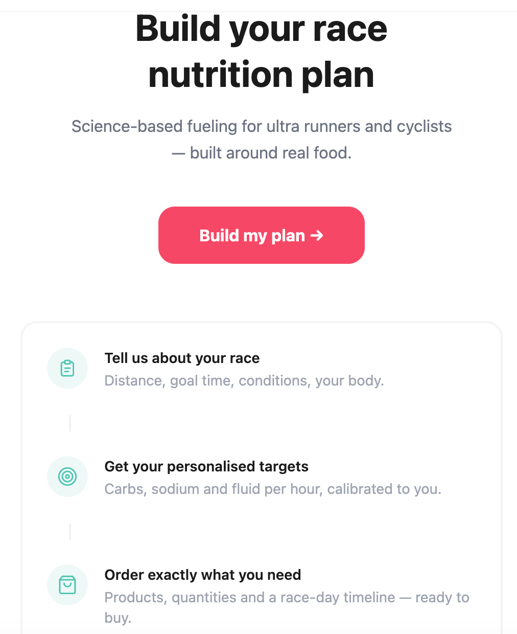 We Built an AI Nutrition Planner for Endurance Athletes — Here's What We're Trying to Do