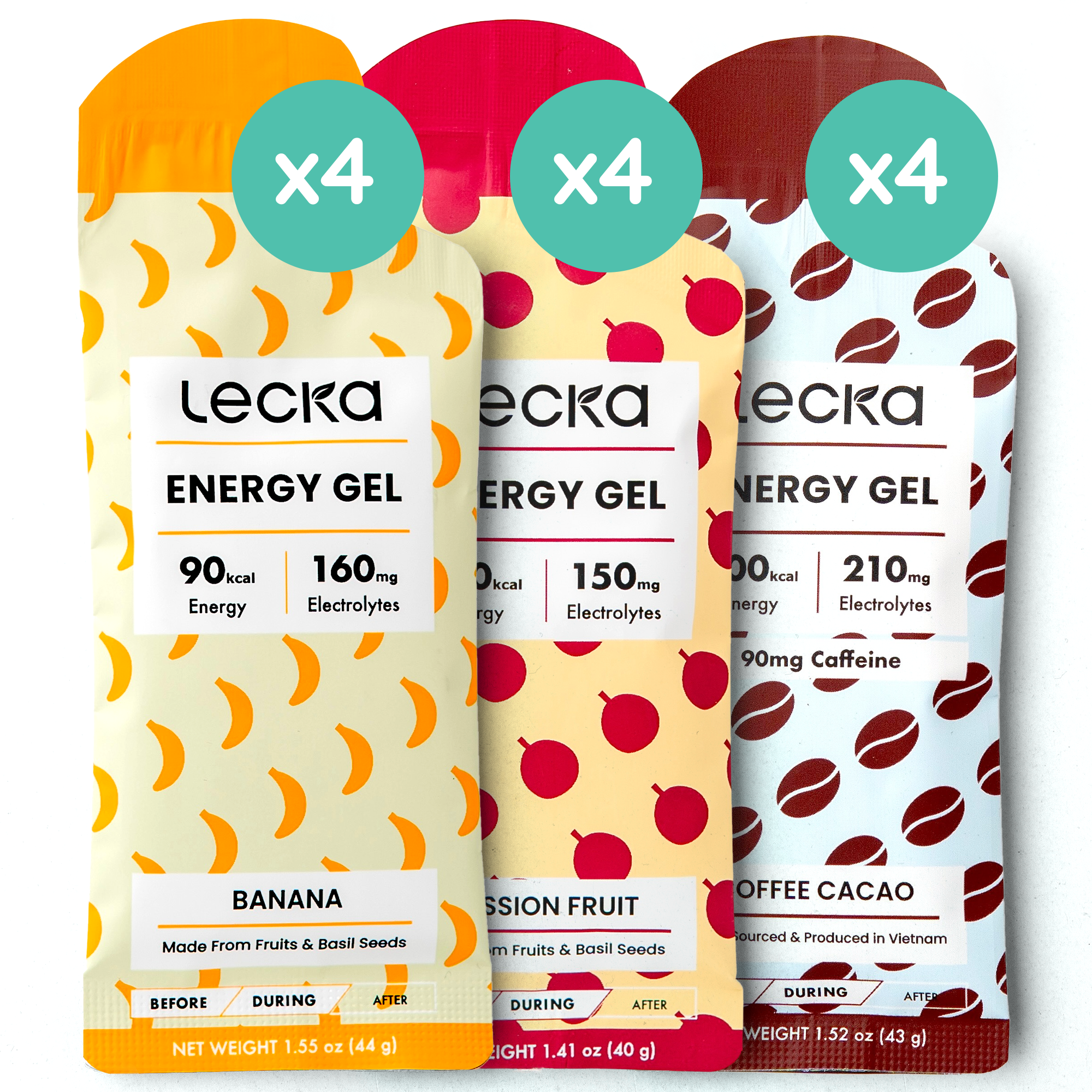 Energy Gel - Variety Pack (3 Flavors)