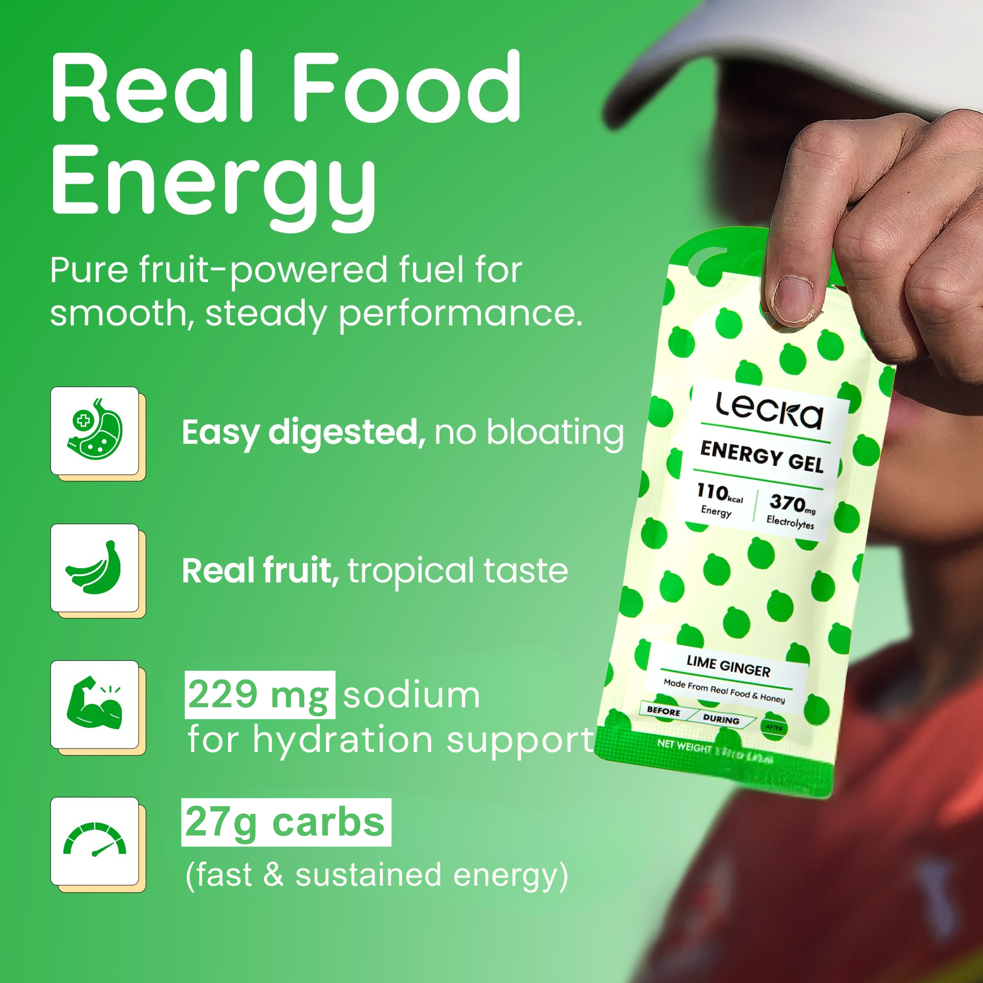 Energy Gel - Lime Ginger