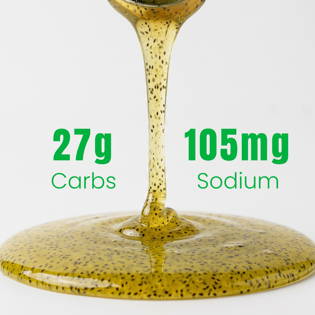 lime ginger energy gel with nutrition information