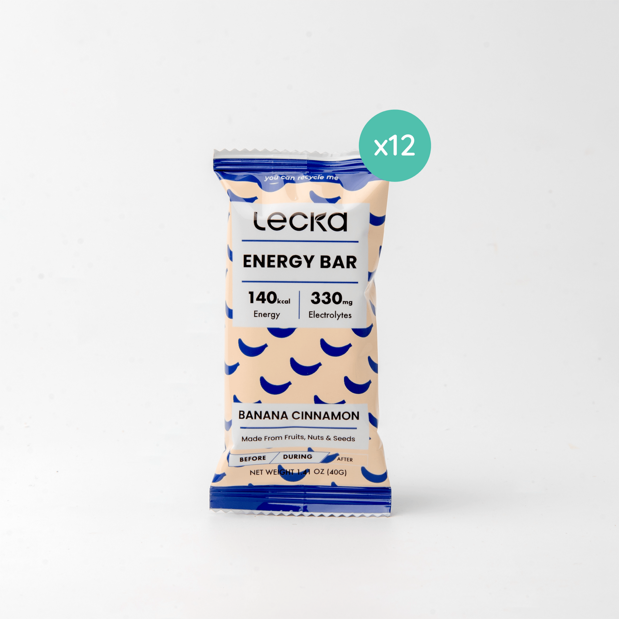 Energy Bar - Banana Cinnamon - Lecka Nutrition - Energy Bar