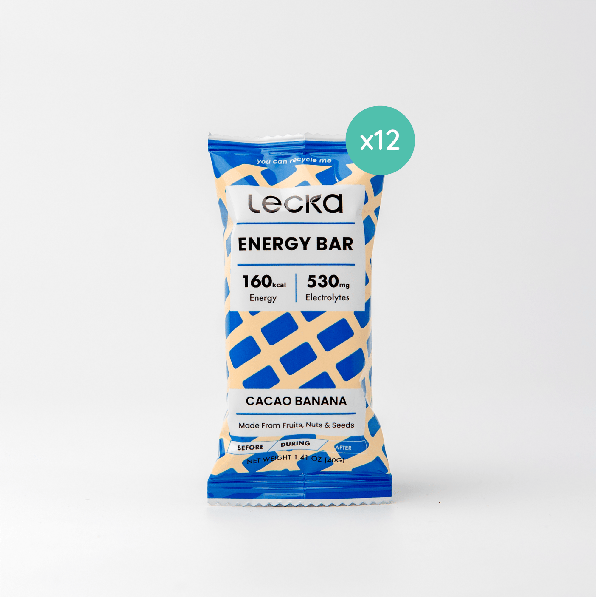 Energy Bar - Cacao Banana - Lecka Nutrition - Energy Bar