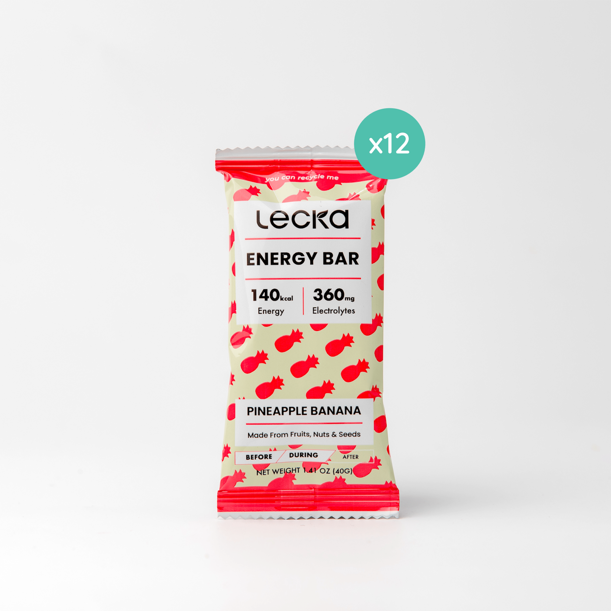 Energy Bar - Pineapple Banana - Lecka Nutrition - Energy Bar