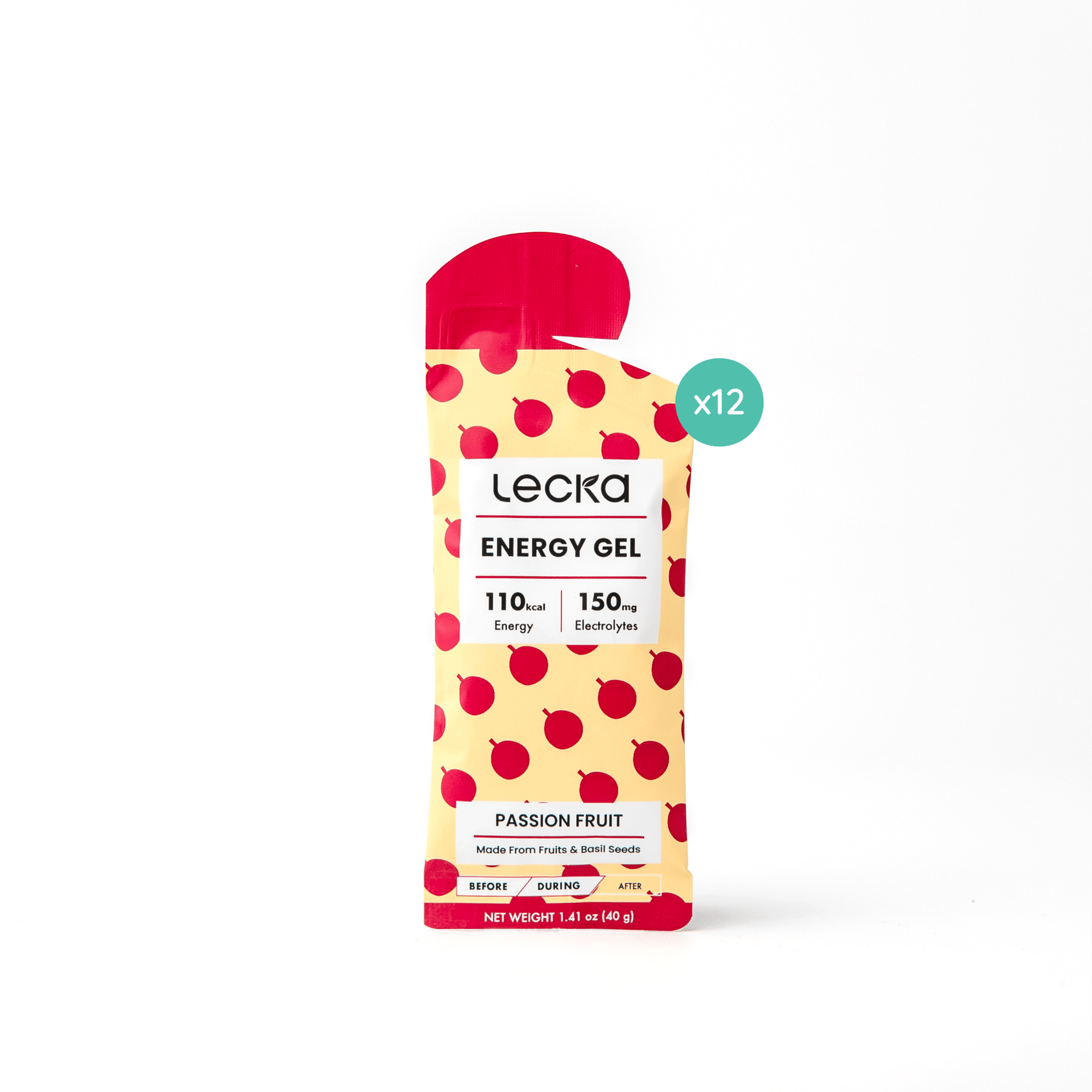 Energy Gel - Passion Fruit - Lecka Nutrition - Energy Gel