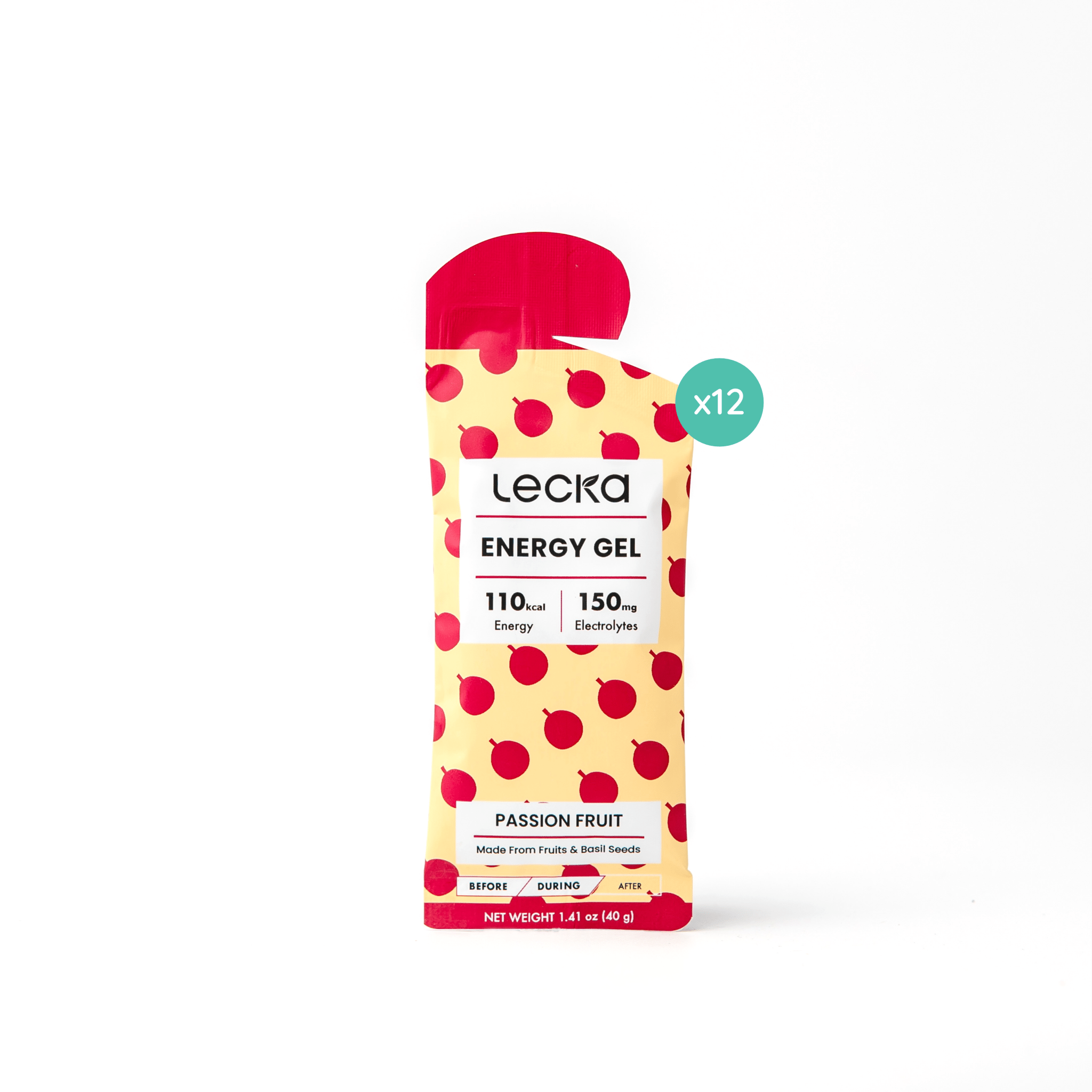 Energy Gel - Passion Fruit - Lecka Nutrition - Energy Gel